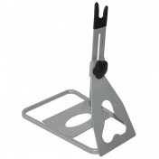 DISPLAY STAND FOR 1 BIKE - ON REAR WHEEL ADJUSTABLE - FOR 20" to 29" - GREY 3700948040720