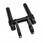 TT BAR ENDS Ø 31,8-25,8 -ALUMINIUM- BLACK MATT STYLE MINI-SUB8 280g (PAIR)