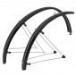 GARDE BOUE CITY/VTC TRINGLES 28'' STRONGLIGHT TOUR 54mm NOIR (PAIRE) AVEC FIXATION CLASSIC TRINGLES INOX 3700223709021