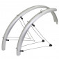 MUDGUARD FOR MTB-ON STAYS- 26" STRONGLIGHT COUNTRY 60mm SILVER - Stainless steel rods mounting (COMPLETE SET) 3700223709113