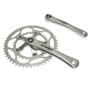 CHAINSET FOR ROAD BIKE- STRONGLIGHT 9/10 Speed IMPACT -SILVER- 172.5mm 52-34 (TAPERED SQUARE 107mm) 3700223706297