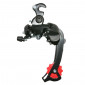 DERAILLEUR-REAR-FOR MTB- P2R 8/7 SPEED. BLACK TZ LONG CAGE- BRACKET MOUNT (COMPATIBLE SHIMANO> 30T. ) 3700948091470