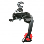DERAILLEUR-REAR-FOR MTB- P2R 8/7 SPEED. BLACK TZ LONG CAGE- BRACKET MOUNT (COMPATIBLE SHIMANO> 30T. ) 3700948091470