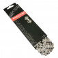 CHAIN FOR BICYCLE - 7/8 SPEED.P2R SILVER 116 LINKS - COMPATIBLE SHIMANO ET SRAM