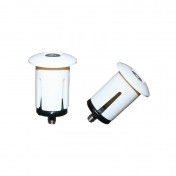 BOUCHON DE CINTRE P2R AVEC EXPANDEUR BLANC (PAIRE) DIAM. INTER 18.2mm ET EXTER 25.2mm 4840490050001
