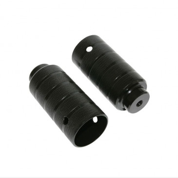 REPOSE PIED BMX ALU DIAM 45mm NOIR L100mm POUR AXE DE 3/8 (PAIRE) 5882400210001