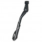 BEQUILLE VELO LATERALE ARRIERE NEWTON 24-28'' REGLABLE FIXATION 2 VIS SUR BASE ENTRAXE 18mm - BASE LARGE ET SOLIDE 3700948092644