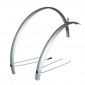 MUDGUARD FOR URBAN/TREKKING- ON STAYS- 28'' STRONGLIGHT R'LIGHT 41mm - MATT GREY - Stainless steel rods mounting (COMPLETE SET) 3700223713905