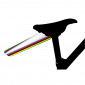 GARDE BOUE ROUTE/VTT CLIPSABLE AR VELOX COLORI BLANC CHAMPION DU MONDE CLIPSABLE SOUS LA SELLE (VENDU A L UNITE)