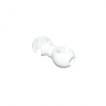 ATTACHE GAINE FREIN/DERAILLEUR P2R BLANC (VENDU PAR 10PCS)