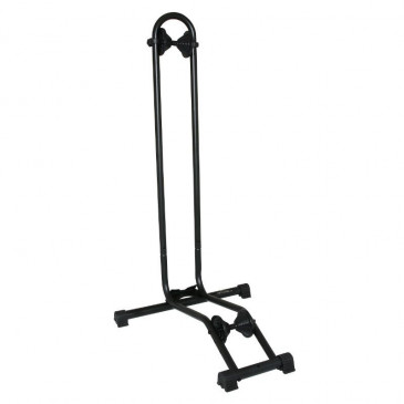 PRESENTOIR/SUPPORT 1 VELO ROOL NOIR SUR ROUE AVANT/ARRIERE COMPATIBLE DE 24" à 29"