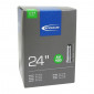 CHAMBRE A AIR VELO 24 x 2.10-3.00 FAT BIKE / DESCENTE SCHWALBE VALVE STANDARD TOUT ALU (54/75-507) (AV10D) 4026495098946