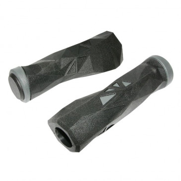 POIGNEE VTT NEWTON PROBIKE ERGONOMIQUE NOIR/GRIS L130mm (PAIRE) 3700948093757