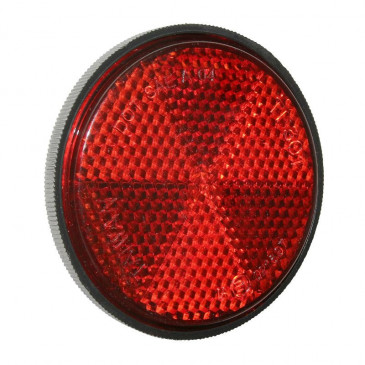 REFLECTOR (RED) FOR REAR MUDGUARD -Ø60mm (SOLD PER UNIT)
