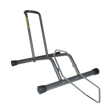 DISPLAY STAND FOR 1 BIKE STABILUS - ON FRONT OR REAR WHEEL - COMPATIBLE 26"-27.5"-29"-700C- BLACK