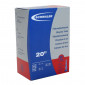 CHAMBRE A AIR VELO 500 x 28A - 20 x 1 3/8 SCHWALBE VALVE PRESTA TOUT ALU (37-438 à 37-451) (SV7A) 4026495100281