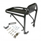 PORTE BAGAGE VELO AVANT NOIR P2R ALU NOIR REGLABLE 26" à 29" FIXATION SUR TASSEAUX DE FREIN 3700948094617