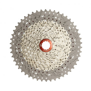 CASSETTE 12 Speed. SUNRACE 11-50 MZ90 FOR SRAM METALLIC SILVER (SUPPLIED IN BOX) (11-13-15-17-19-21-24-28-32-36-42-50) 4710944256925