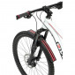 MUDGUARD FOR MTB-FRONT- ZEFAL DEFLECTOR FM30 -BLACK/RED COMPATIBLE 27,5"-29" (ON FORK) 135g