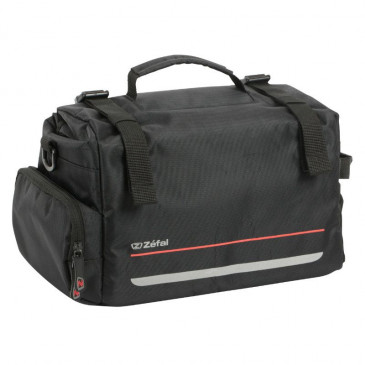 SACOCHE ARRIERE VELO TRUNKBAG ZEFAL Z TRAVELER 60 SUR PORTE BAGAGE UNIVERSEL 20L POLYESTER WATERPROOF NOIR (32x18x22cm) 3420587039014