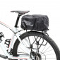 TOP-RACK TOURING BAG FOR CYCLING -REAR- ZEFAL Z TRAVELER 40 - ON REAR LUGGAGE RACK- UNIVERSAL 9L POLYESTER WATERPROOF-BLACK (31x18x14cm)