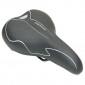 SADDLE- NEWTON FOR URBAN BIKE SPIRIT "FOR MEN" GEL+ ELASTOMER - BLACK 260x160mm 3700948083093