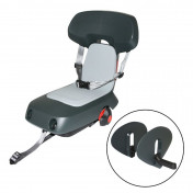 CHILD SEAT-REAR- POLISPORT ON LUGGAGE RACK LIKE A VICE - GUPPY JUNIOR GREY+LIGHT GREY CUSHION (6 Y.O - MAX LOAD 35 Kgs) APPROVED 5604415080623