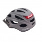 URBAN BIKE ADULT HELMET- POLISPORT CITYGO -GREY MATT- EURO 52-59 SYSTEM QUICK LOCK WITH INTEGRATED LIGHTING 5604415085796