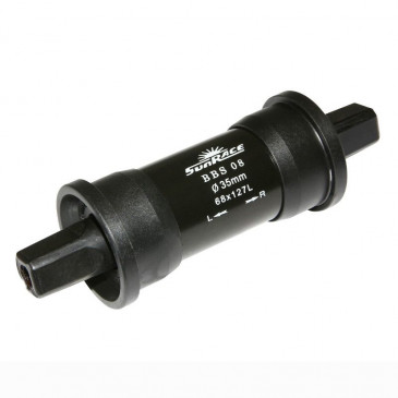 BOTTOM BRACKET - SQUARE TAPERED- SUNRACE 127mm POLYMER CUPS- PRESS FIT 35mm 4710944234237