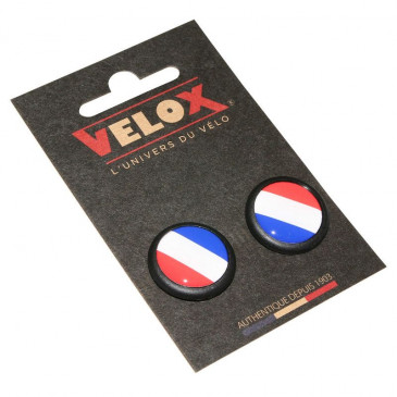 HANDLEBAR END PLUG- FOR ROAD BIKE- VELOX DOMING FRANCE (PAIR ON CARD) 3660429386320