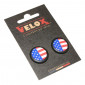 HANDLEBAR END PLUG- FOR ROAD BIKE- VELOX DOMING USA (PAIR ON CARD)