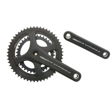 PEDALIER ROUTE CAMPAGNOLO 11/10V. CENTAUR ULTRA TORQUE NOIR 172.5mm 52-36