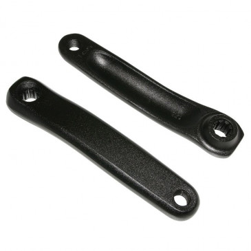 MANIVELLE DROITE + GAUCHE STRONGLIGHT MAGAN3B 175mm NOIR ISIS POUR BOSCH 3ème GENERATION (DEPORT 10mm) 3700223720316