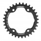 CHAINRING FOR MTB-FOR SINGLE- 36T. Ø96 1X11 BLACK STRONGLIGHT -4 ARMS- XT M8000/SLX M7000 NON THREADED 3700223719648
