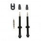 VALVE DE PNEU TUBELESS PRESTA P2R COLORI NOIR 60mm (VENDU A LA PAIRE SUR CARTE) 8015431009241