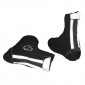 CYCLING SHOE COVER- (WINTER)- NEOPRENE BLACK M 40/41 (ZIP + VELCRO TAPE) (PAIR)