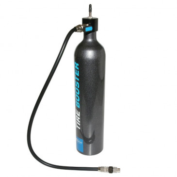 RESERVOIR POMPE SCHWALBE TIRE BOOSTER ALU PRESSION 11BARS VP/VS AVEC RACCORD DIRECT POUR PLAQUER PNEU TUBELESS SUR LA JANTE 4026495844673