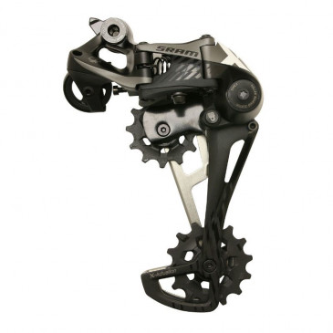 DERAILLEUR VTT ARRIERE SRAM 12V. X01 EAGLE NOIR CHAPE LONGUE POUR CASSETTE JUSQU'A 52DTS 0710845853500