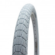 TYRE FOR BMX BIKE- 20 x 1.95 KENDA SLICK White -RIGID-(50-406)