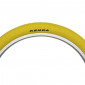TYRE FOR BMX BIKE- 20 x 1.95 KENDA SLICK Yellow -RIGID-(50-406)