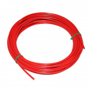 DERAILLEUR HOUSING- FIBRAX RED 4mm (ROLL 15M IN A BOX) with TEFLON TUBE 5027373554492