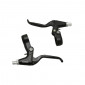 LEVIER DE FREIN VTT/VTC V-BRAKE 3 DOIGTS NEWTON ALU NOIR (PAIRE SUR CARTE) 3700948099513