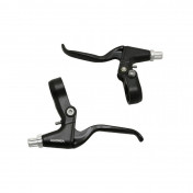 LEVIER DE FREIN VTT/VTC V-BRAKE 3 DOIGTS NEWTON ALU NOIR (PAIRE SUR CARTE) 3700948099513
