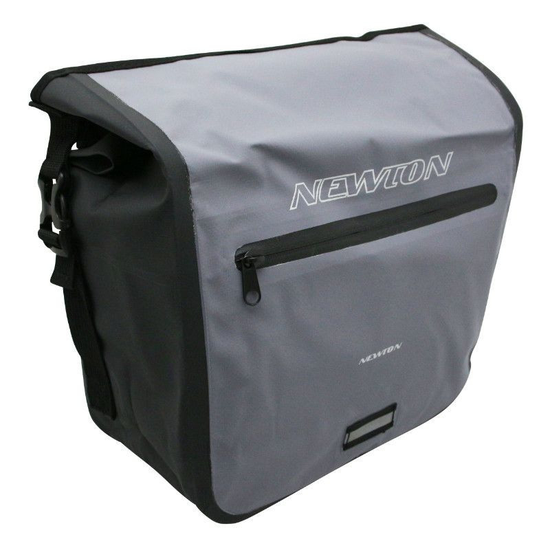 Sacoche De Cintre Guidon Velo Newton Way Noir Gris Fixation Clip 25 8 31 8 9litres Lg29xl25xh13 P2r