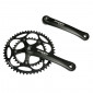PEDALIER ROUTE STRONGLIGHT 9/10V. IMPACT NOIR 170mm 50-34 COMPATIBLE 8V. (AXE CARRE 107mm) 3700223719877