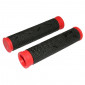 HAND GRIPS FOR MTB- PROGRIP 808 BLACK/RED Ø22mm L120mm (PAIR)