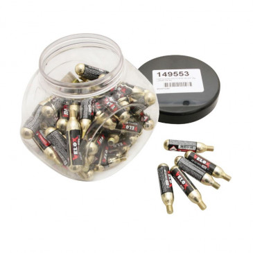 CO2 CARTRIDGE-THREADED- VELOX 12g (JAR OF 50)