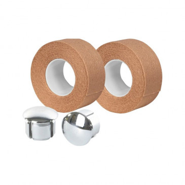 RUBAN DE GUIDON / CINTRE VELOX TRESSOSTAR 90 COTON BEIGE 20mm x 2,80M (VENDU AU BLISTER DE 2) -GUIDOLINE- 3660429347079