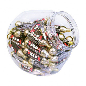 CO2 CARTRIDGE-THREADED- VELOX 16g (JAR OF 50) 3660429195120