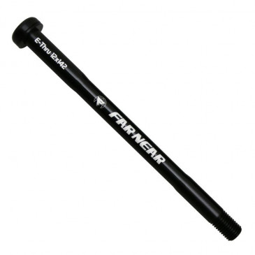 THRU AXLE -REAR FOR ROAD BIKE/MTB - THREAD 1.5mm FOR 12X142 BLACK 38 g (170mm excluding stops)